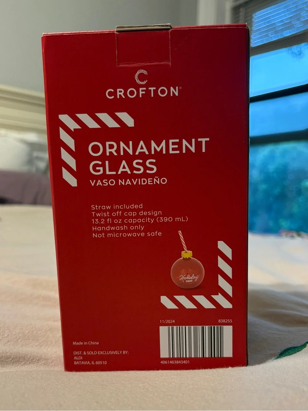 Crofton red glass